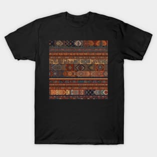 Several Carpet Lineer Pattern Design T-Shirt